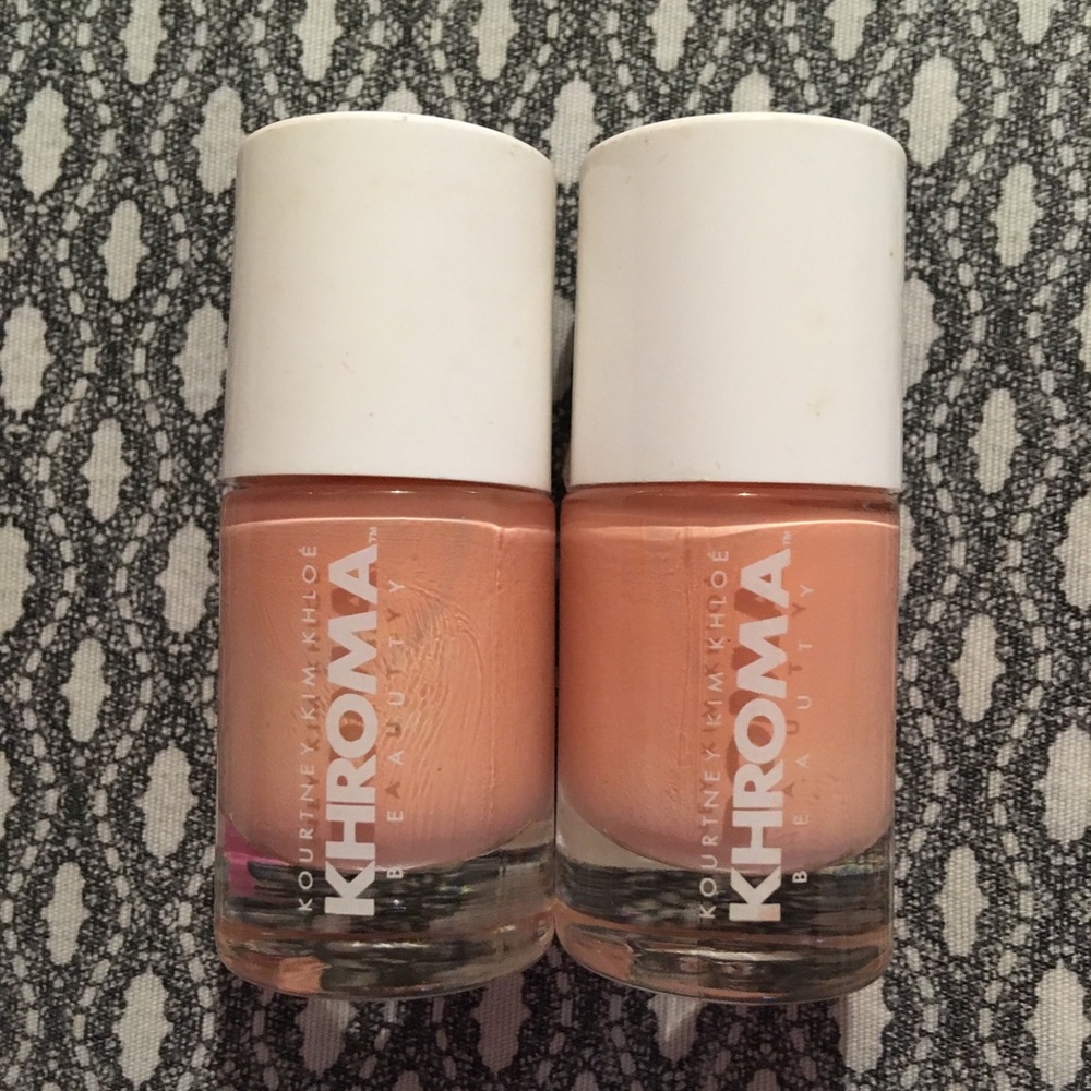2 Khroma Beauty Kardashian nail polishes